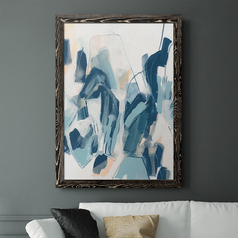 «Interlocking Melody II», reproduction encadrée de qualité supérieure - prête à être accrochée, H 37,5 po x l 27,5 po