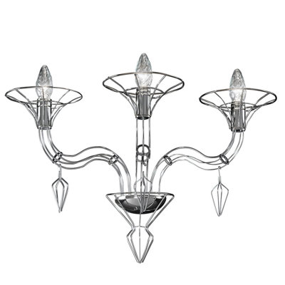 Lustre 3 lumières façon bougie dedale