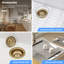 Quartz 33" L x 22" W Granite Composite Workstation Kitchen Sink Single Bowl Drop In Kitchen Sink-101335150