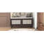 Banc d'entrée en rotin avec rangement Boho-467462995