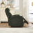 31.5'' Wide Modern Manual Recliner Chair With Dual Cup Holders And Overstuffed Backrest-2028895450