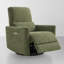 Fauteuil inclinable électrique pivotant rembourré Mikkel-486123083
