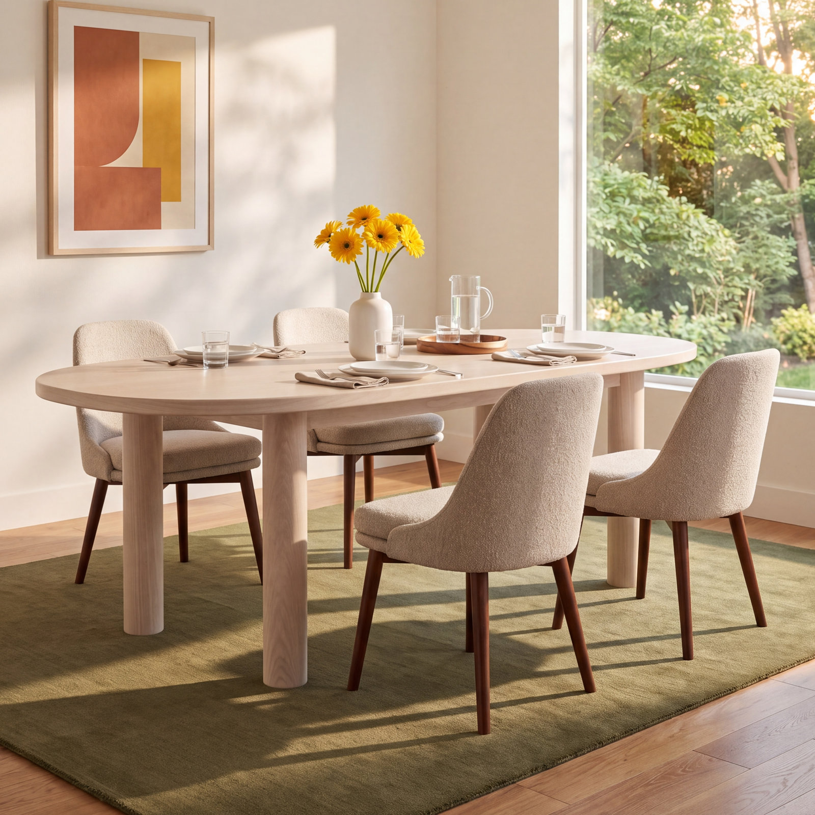 Good Times Dining Table, 38" W x 82" L, Walnut