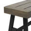 Banc de patio extérieur en bois d'acacia