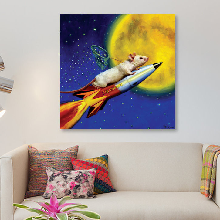 Art sur toile de rêve, H 12 po x l 12 po x P 0,75 po, Non mat, Toile tendue