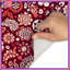 Tapis de bain à motifs floraux complexes-10432495