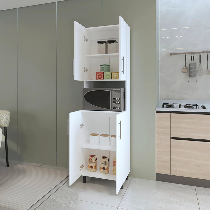 Garde-manger double avec rangement ouvert