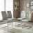 Kimara Modern Faux Leather Diamond Quilt Cantilever Dining Chairs (Set of 4)-215003006-215003004-245472721