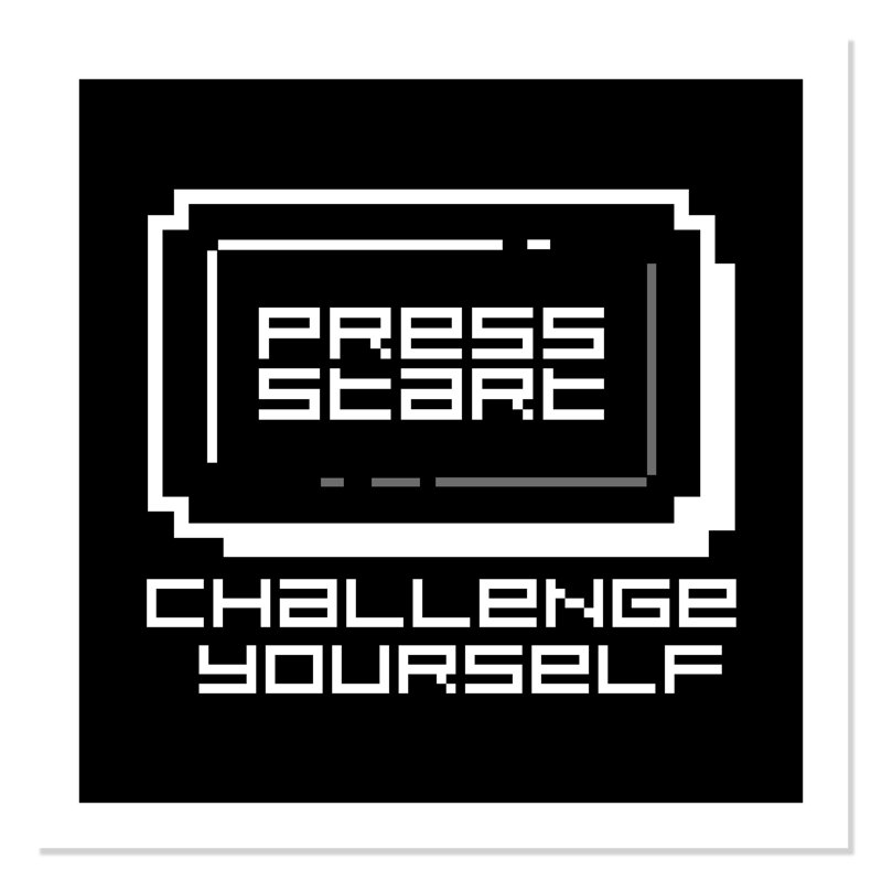 Challenge Yourself Sports, 36" H x 36" W x 1" D, Paper