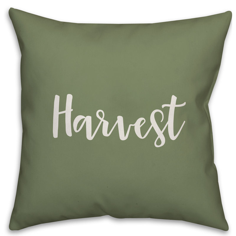  Coussin Harvest, vert, Housse de coussin