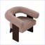 Fauteuil demi-tonneau de 32,6 po Vanise-1156332711