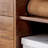 Sleek Walnut Buffet with Storage 63 " W Sideboard