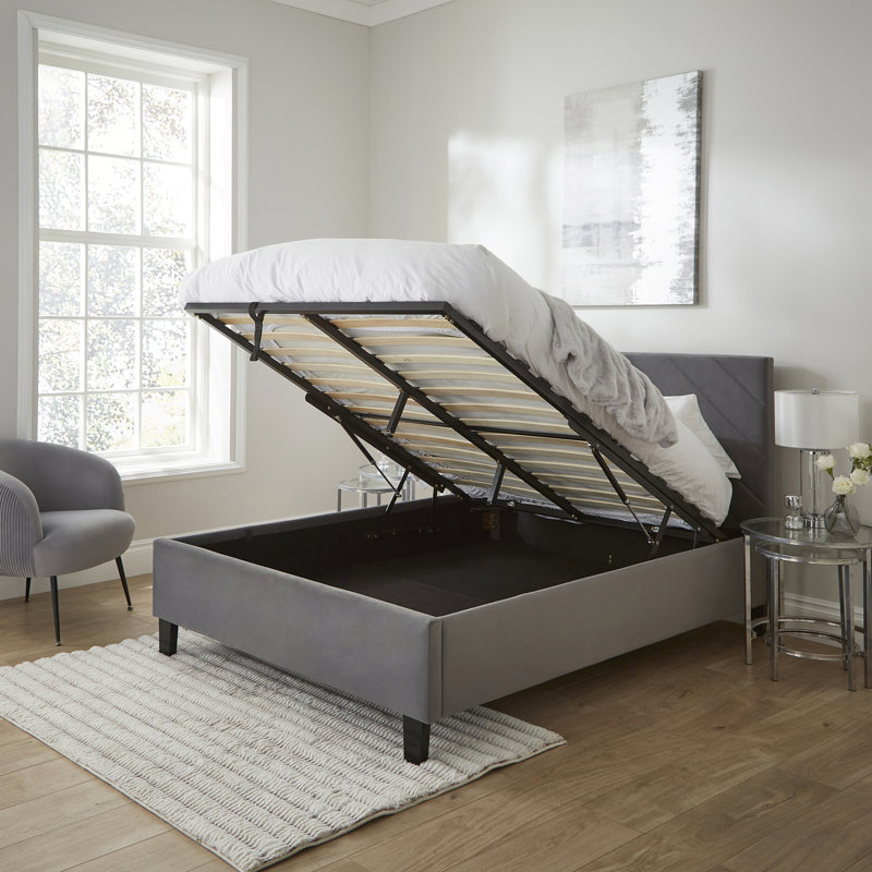 Upholstered Ottoman Bed, Kingsize (5')