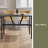 Dining Table For 4-6 Person, Rectangular Wood Kitchen Table, Modern Dinner Table With Sturdy Metal Frame For Dining Room, Kitchen, 47.2 Inch-1666489543