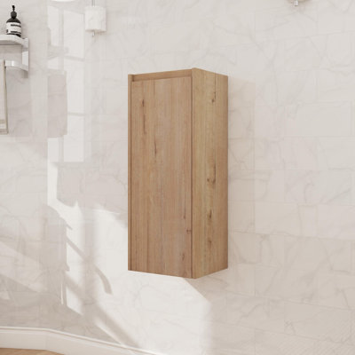 12" Floating Bathroom Side Cabinet With Soft Close Door
