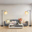 Mildreth 67'' Dimmable Arched/Arc Floor Lamp with Remote Control