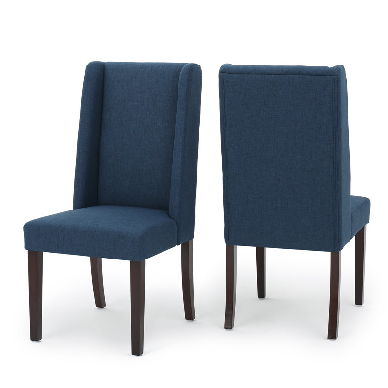 Chaise d'appoint rembourrée Harlow, Marine