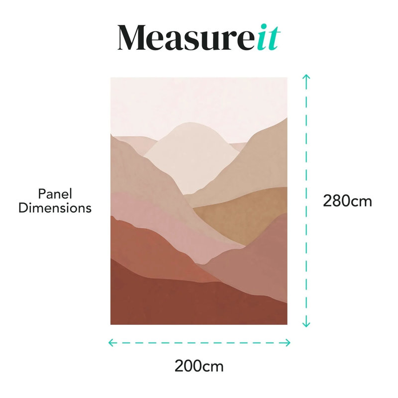 Superfresco Easy Beyond the Horizon Print To Order Mural, Pink, 300cm L x 280cm W