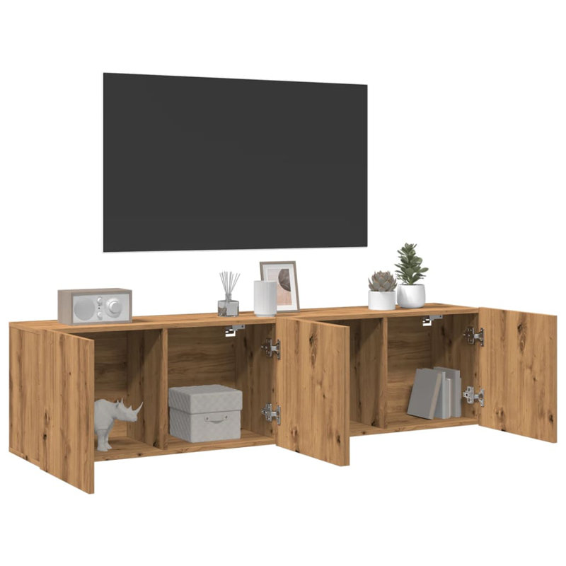 Atravion TV Stand, Artisian Oak, 80cm