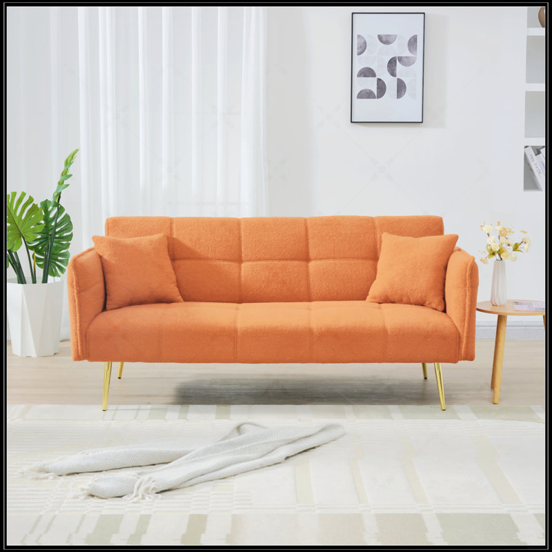 Canapé-lit convertible Teddy, Orange