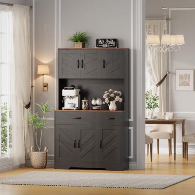 Pantry Cabinet with Charging Station,71
