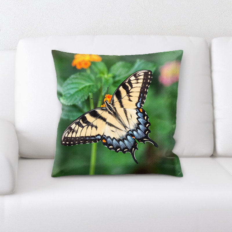 Coussin décoratif papillon