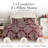 Christmas Carol Oversized Reversible Holiday Bedding Down Alternative Comforter Set with shams-102536174