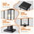 Black Aluminum Outdoor Post Light with Pier Mount Base and Dusk-to-Dawn Sensor