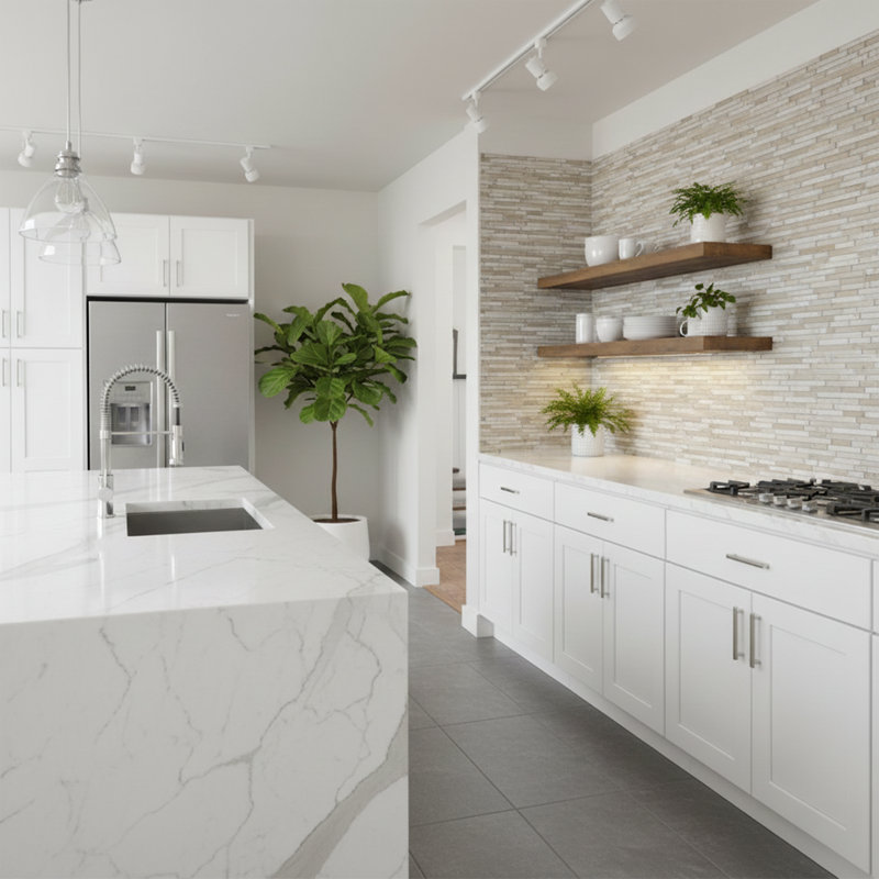 Glass Linear Mosaic Wall Tile