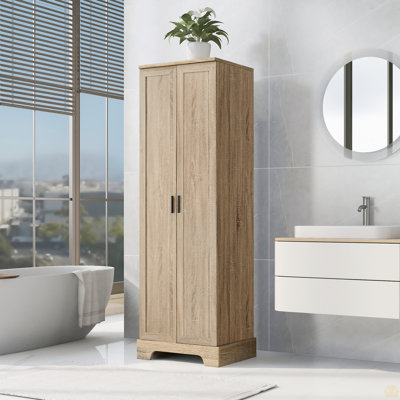 Storage Cabinet with Two Doors, Adjustable Shelf