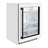 ZLINE Autograph Edition 24 in. Touchstone Beverage Fridge W/ White Matte Glass Door & Matte Black Handle (RBSOZ-WM-24-MB)