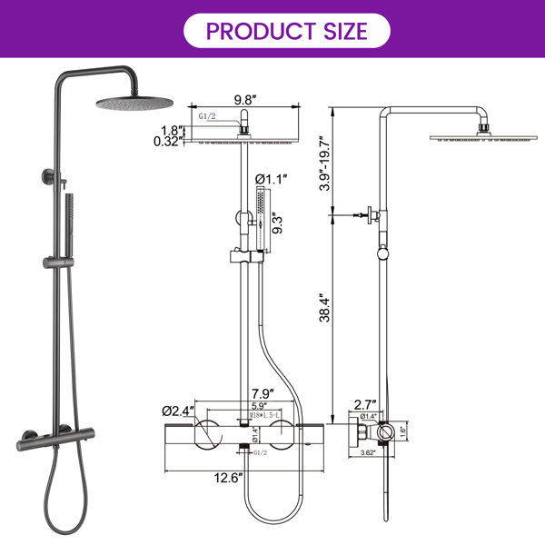 Dimensions du produit