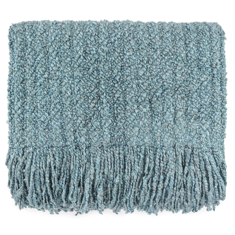 Tari 45" X 70" Throw Blanket, Mist