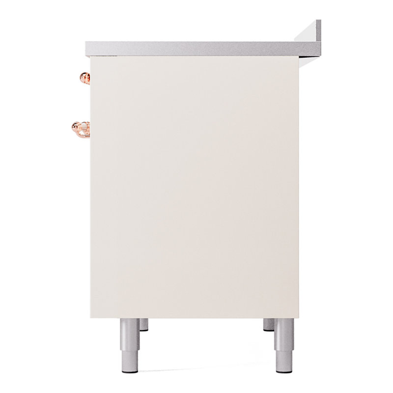 ILVE Nostalgie II 40 in Induction Range, Antique White/Copper