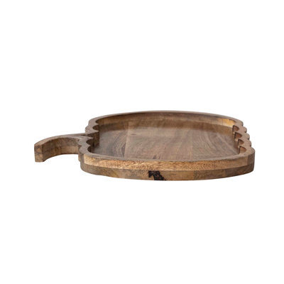 Handcarved Mango Wood Pumpkin Tray