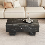 The Coffee Table Has Patterns. Modern Rectangular Table, Suitable For Living Rooms And Apartments.