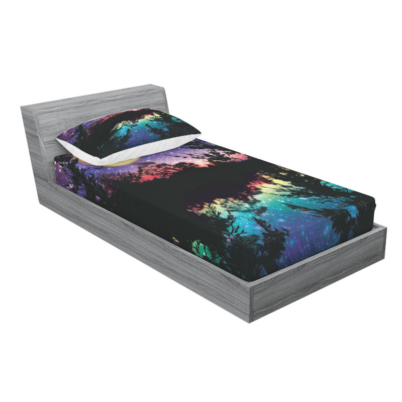 Microfiber Sheet Set, Twin Sheet Set with Fitted Sheet