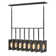 Ludlow Eight-Light Linear Chandelier by Lisa McDennon