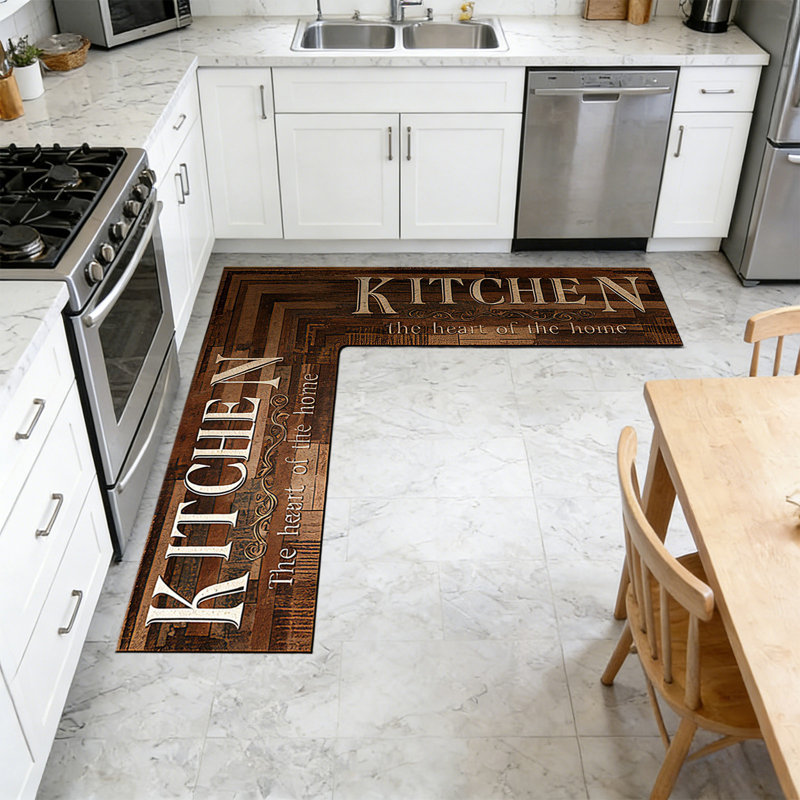 Tapis de cuisine 47,2 po, Brun