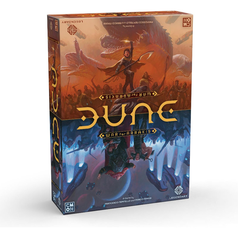 Asmodee Dune War for Arrakis Board Game for 1-4 Players, Age 14+