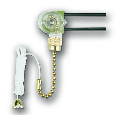 Commutateur de lumière avec ventilateur de plafond à chaîne coulissante