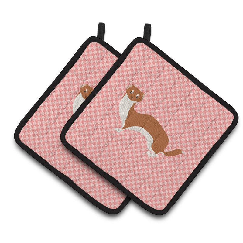 Caroline's Treasures Striped Polyester Potholder