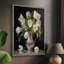 Reproduction encadrée FLORAL Series DCCD - bois massif-872012948