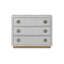 Armoire console exquise avec finition en faux crocodile et plusieurs rangements, idéale pour organiser et rehausser le décor d'une pièce
