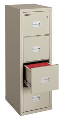 Compact Turtle® 4 - Drawer File Cabinet, Beige