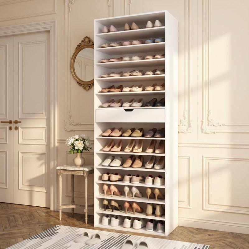 39 Pairs Of Shoes Storage Cabinet With Drawers