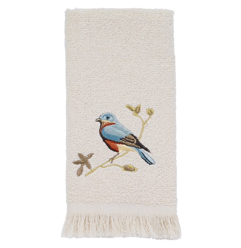 Gilded Birds 100% Cotton Waffle Fingertip Towel