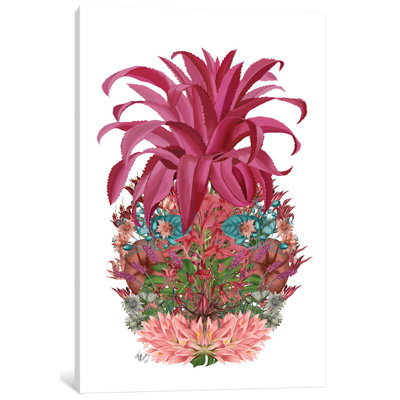 «Floral Pineapple III», impression sur toile