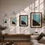 Mountain Horizon Minimalist - Print-1088510038-1088510039