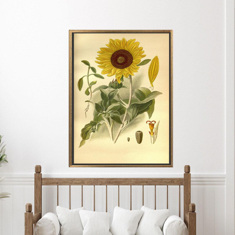 Handmade Sunflower 3D Canvas Art - Beautiful Flower Painting Gift for Art Lovers